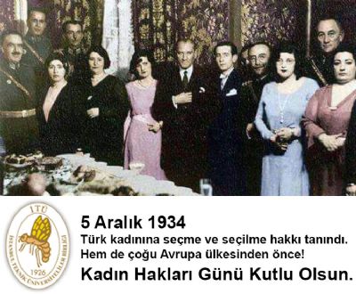 5 Aralık Dünya Kadın Hakları Günü