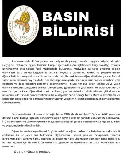 Basın Bildirisi