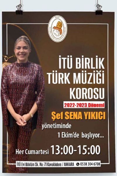 İTÜ birlik türk müziği korosu 2022/2023 dönemi başlıyor