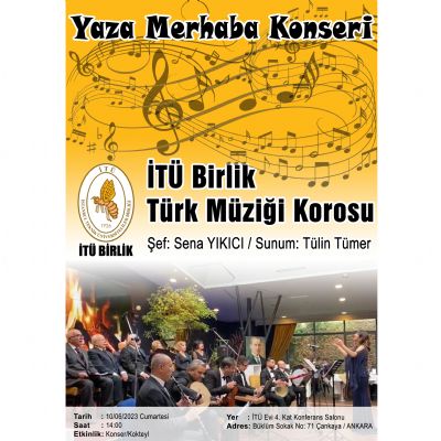 Yaza Merhaba Konser Duyurusu